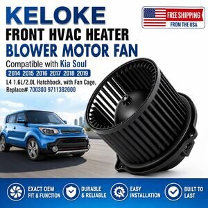 KELOKE HVAC Heater Blower Motor Fan w/ Cage for 2014-2019 Kia Soul 97113B2000